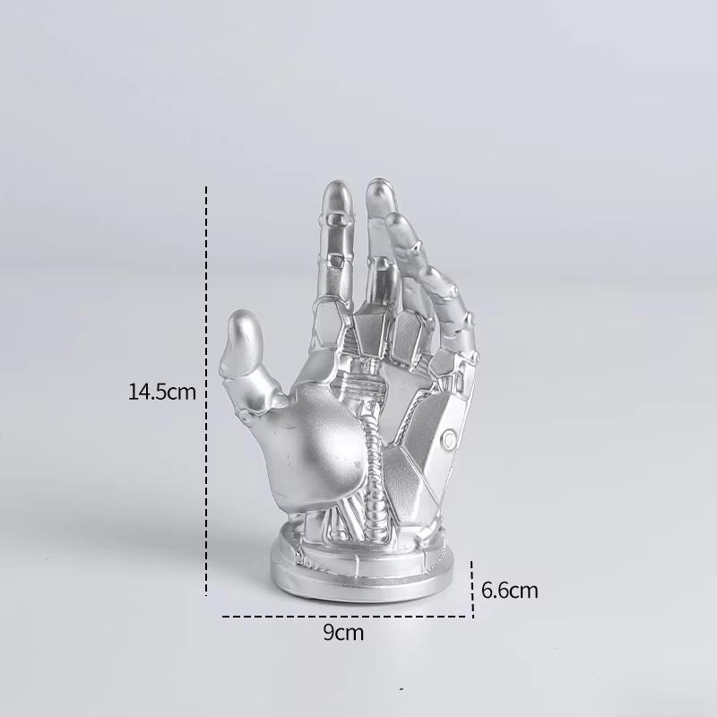 Cyberpunk Mechanical Hand Game Controller Stand, Ring Bracelet Holder, Photo Background Decor, Xbox Switch Console Accessory