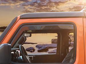 Nilight in Channel Rain Guards for Dodge RAM 1500 2019 2020 2021 2022 2023 2024 Quad Cab Original Window Deflectors, Vent Window Visors-4PCS Car Accessories Auto Accessories  dealsforyoudays