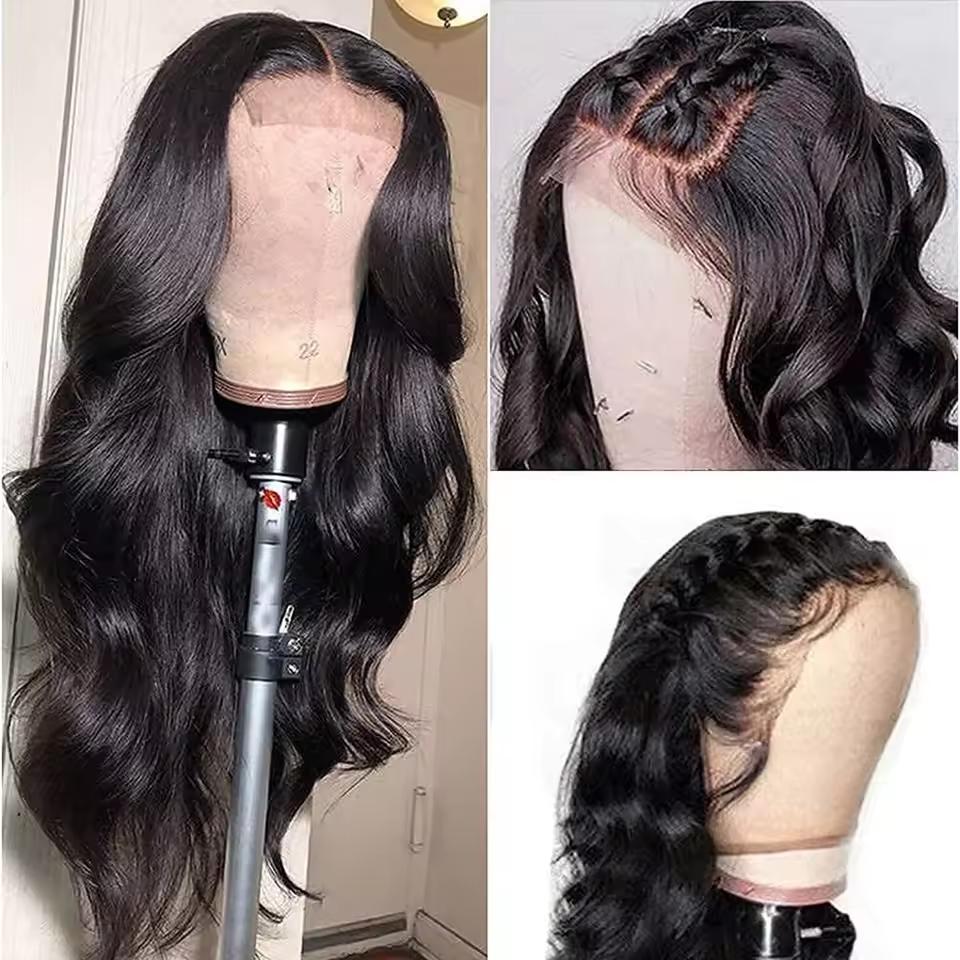 13x6 13x4 Lace Frontal Wigs Body Wave Human Hair Wigs 28 34 36 Inches Waves Brazilian Human Hair HD Lace Wigs 180 Density Pre Plucked Human Hair Wave Wig For Women TikTokShopHolidayHaul