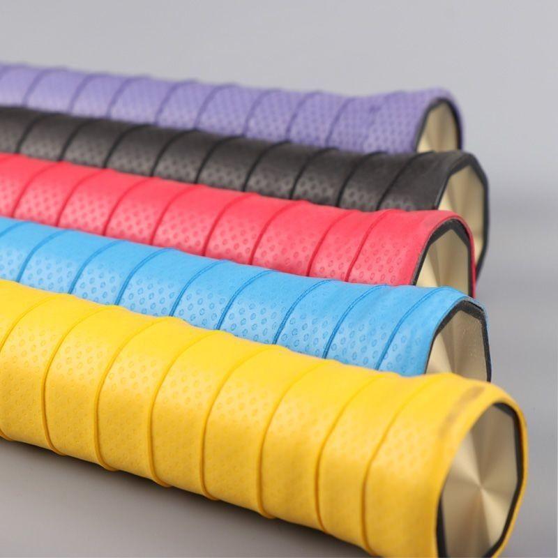 5pcs Random Color Badminton Grip Tape, Anti-Slip Sweat Absorbent Wrap, Universal Handle for Tennis/ping Pong/fishing Rods