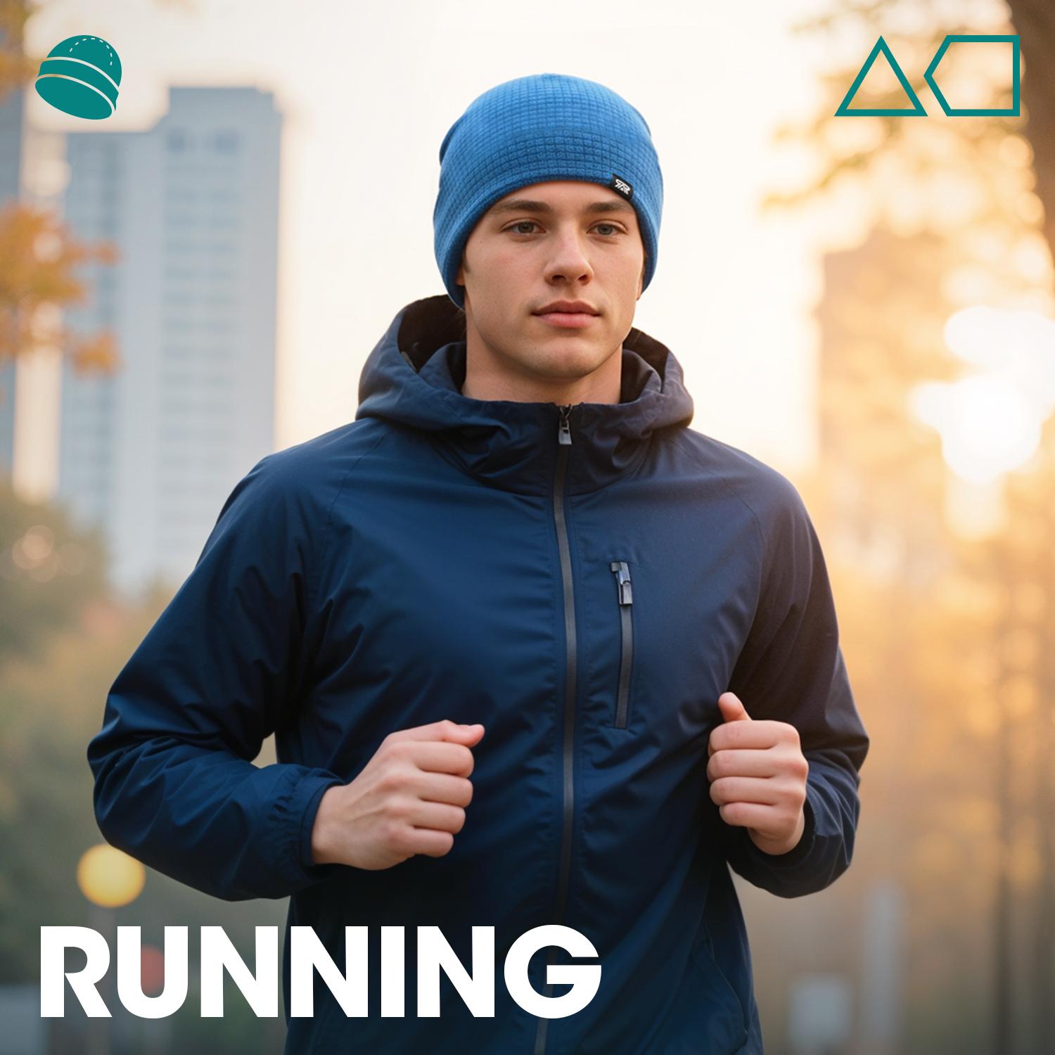 Unisex Winter Warm & Breathable Skull Cap Sports Hat Perfect for Skiing  Running Sports for Men Women