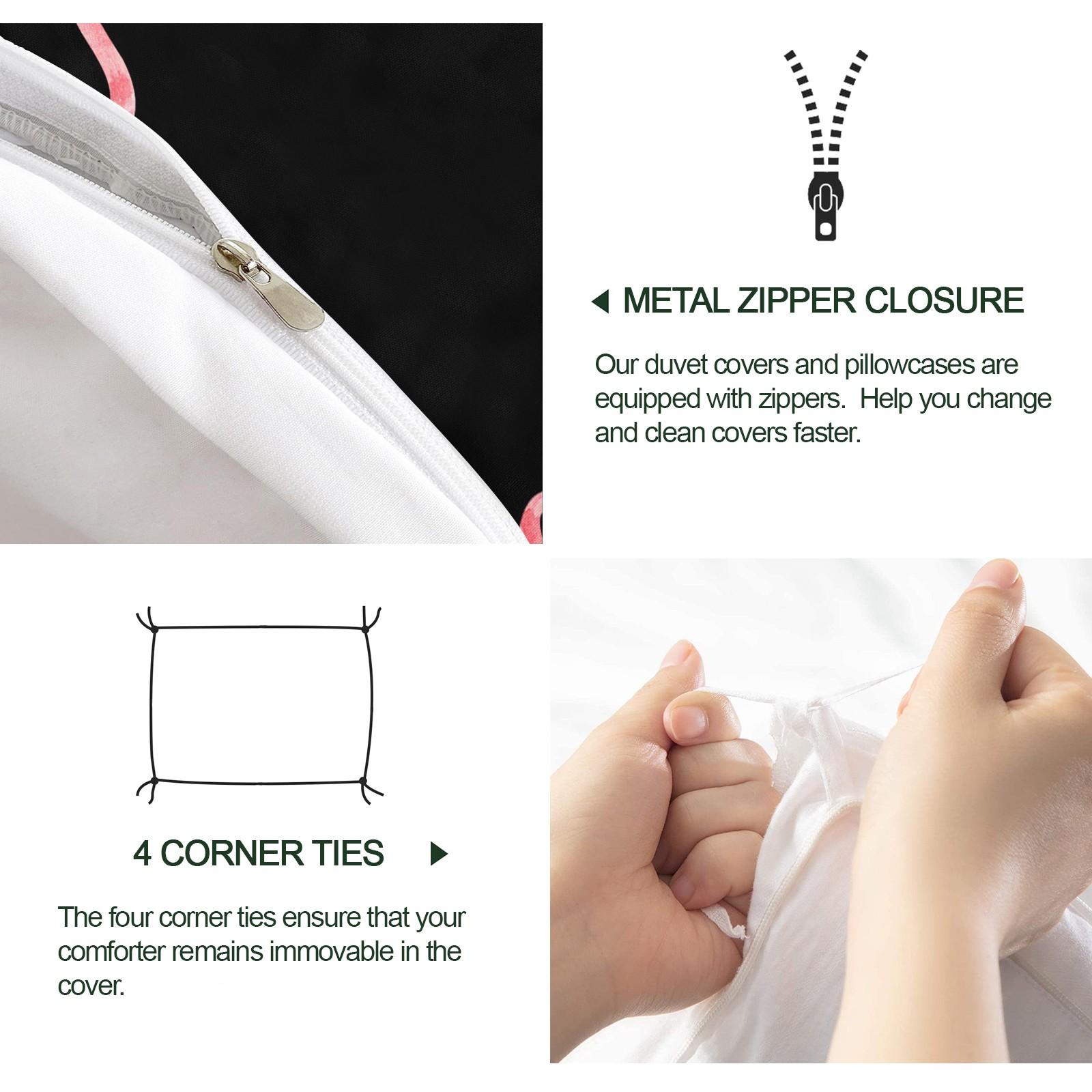 2/3 Pcs Coquette Pink Bow Print Duvet Cover Set, Cute Y2K Aesthetic Bedding Set, Vibrant Digital Print, Soft Microfiber with Zipper Closure, Ideal for Bedroom, Dorm, Girly Room Decor All Year Round - No Filling