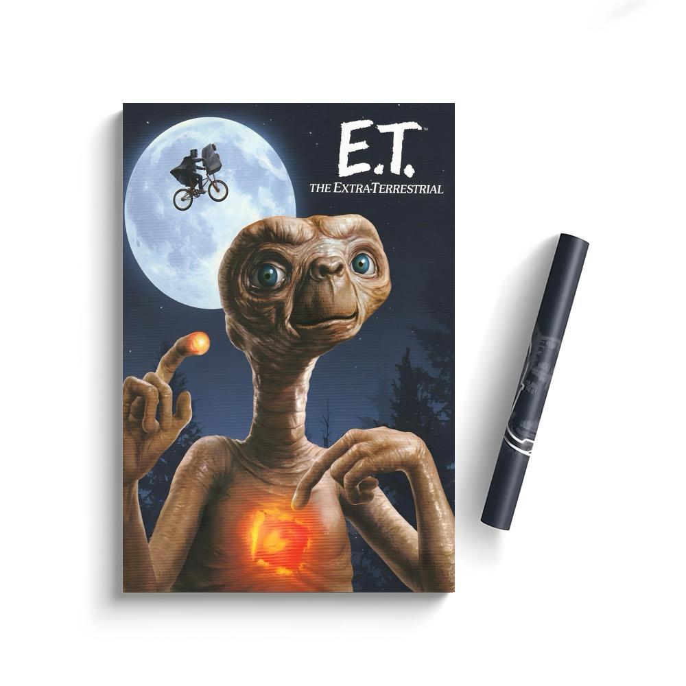 Alien Movie Retro Poster Self-Adhesive Waterproof Art Sticker, Aesthetic Minimalist Wall Poster for Coffee Shop, Bar & Home Room Decor