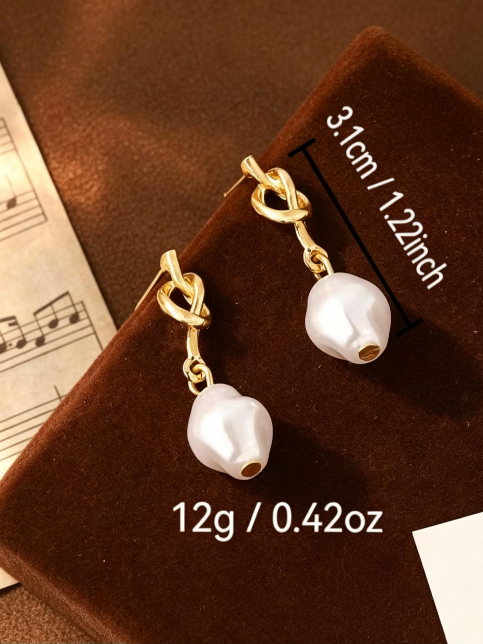 Elegant Knot Design Earrings, Fashion Jewelry for Party, Daily Clothing Decor, Trendy All-match & Exquisite Jewelry for Birthday Gift, High Quality Earrings