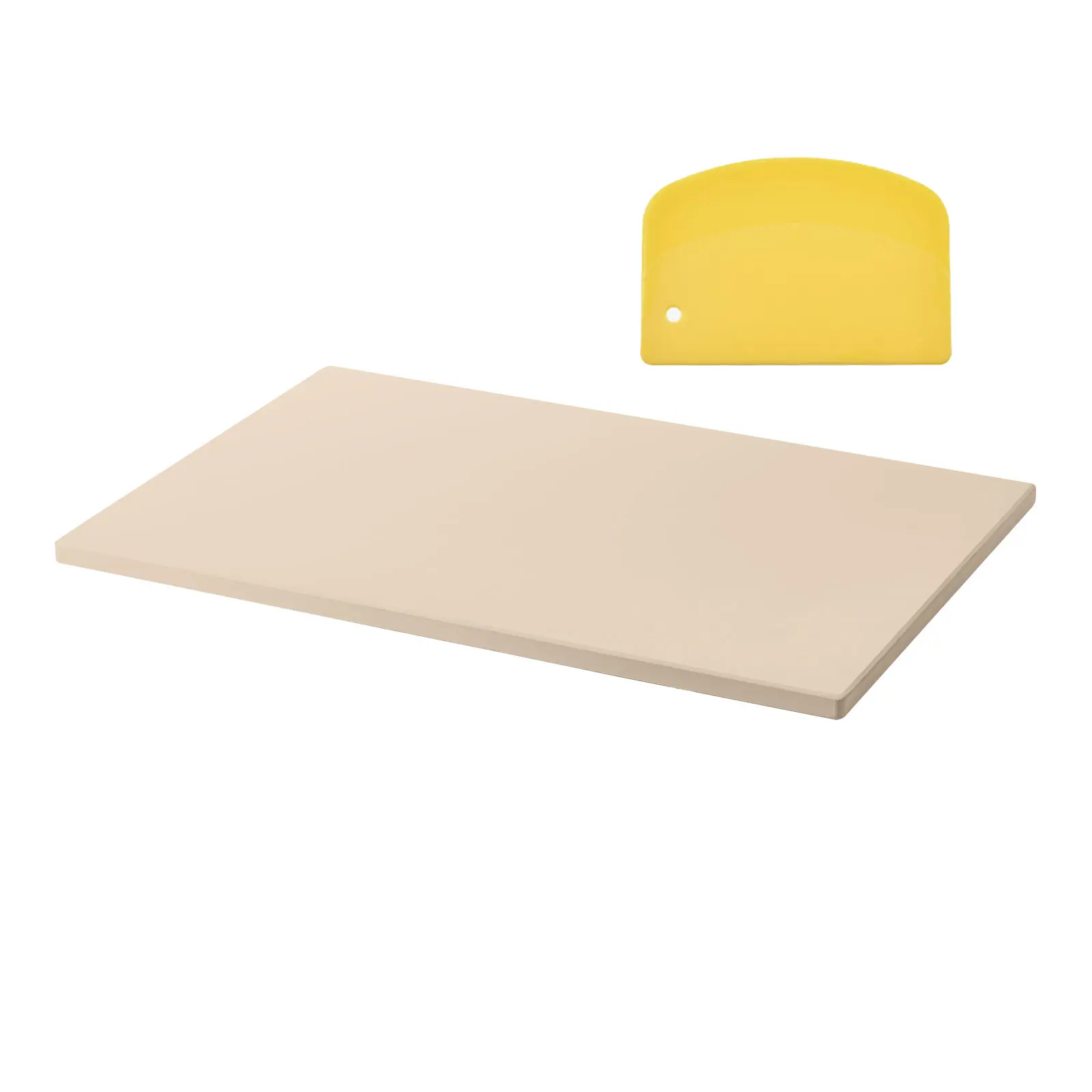 Pizza Stone, Extra Large Baking Stone with Scraper, Cordierite Construction, Multifunctional Scraper, Wide Applications