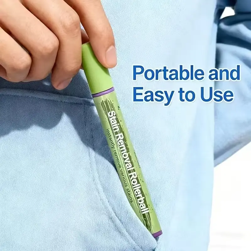 Stain Remover Pencils, Portable Stain Removal Tool, Gentle on Clothes, No Residue, Ideal for Cafes, Restaurants, Dorms, Students