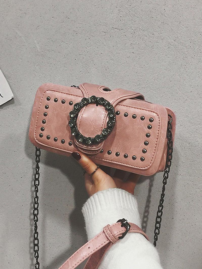 Women's Elegant Chain Strap Crossbody Bag, Fashionable Shoulder Bag for Daily Used, Casual Trendy Versatile High-quality Daily Commuting Bag, Adjustable Crossbody