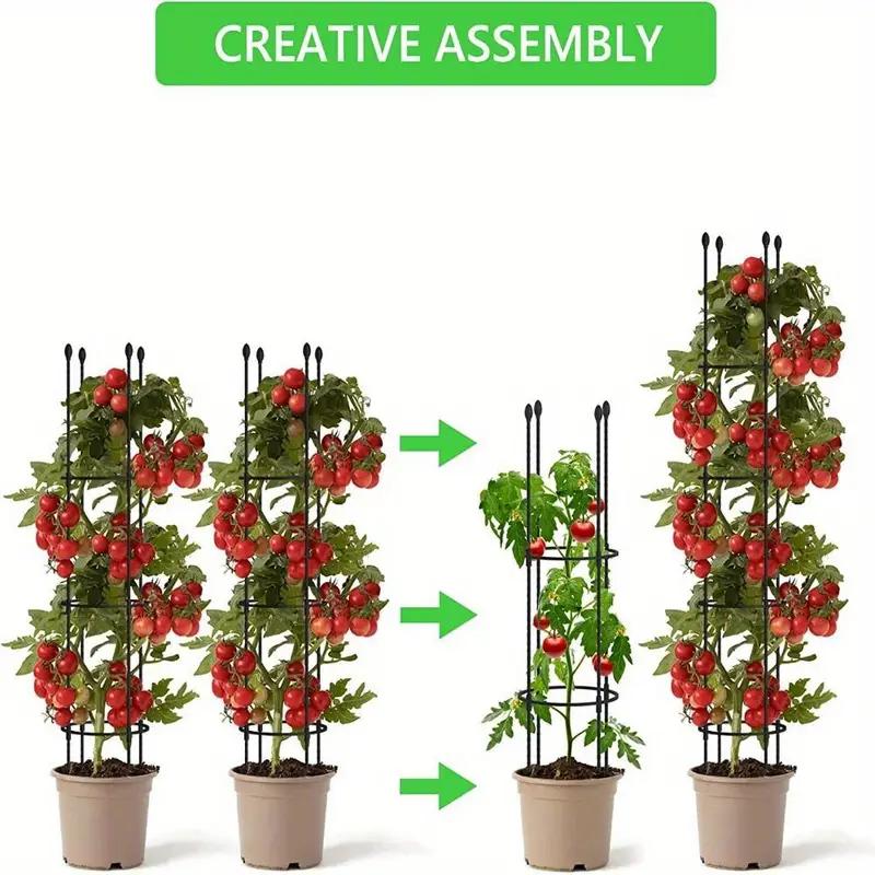 Adjustable Stackable Garden Lattice, Garden Trellis, Indoor Outdoor Rust-Resistant Plastic Plant Stand, Easy Assembly Climbing Plants Support