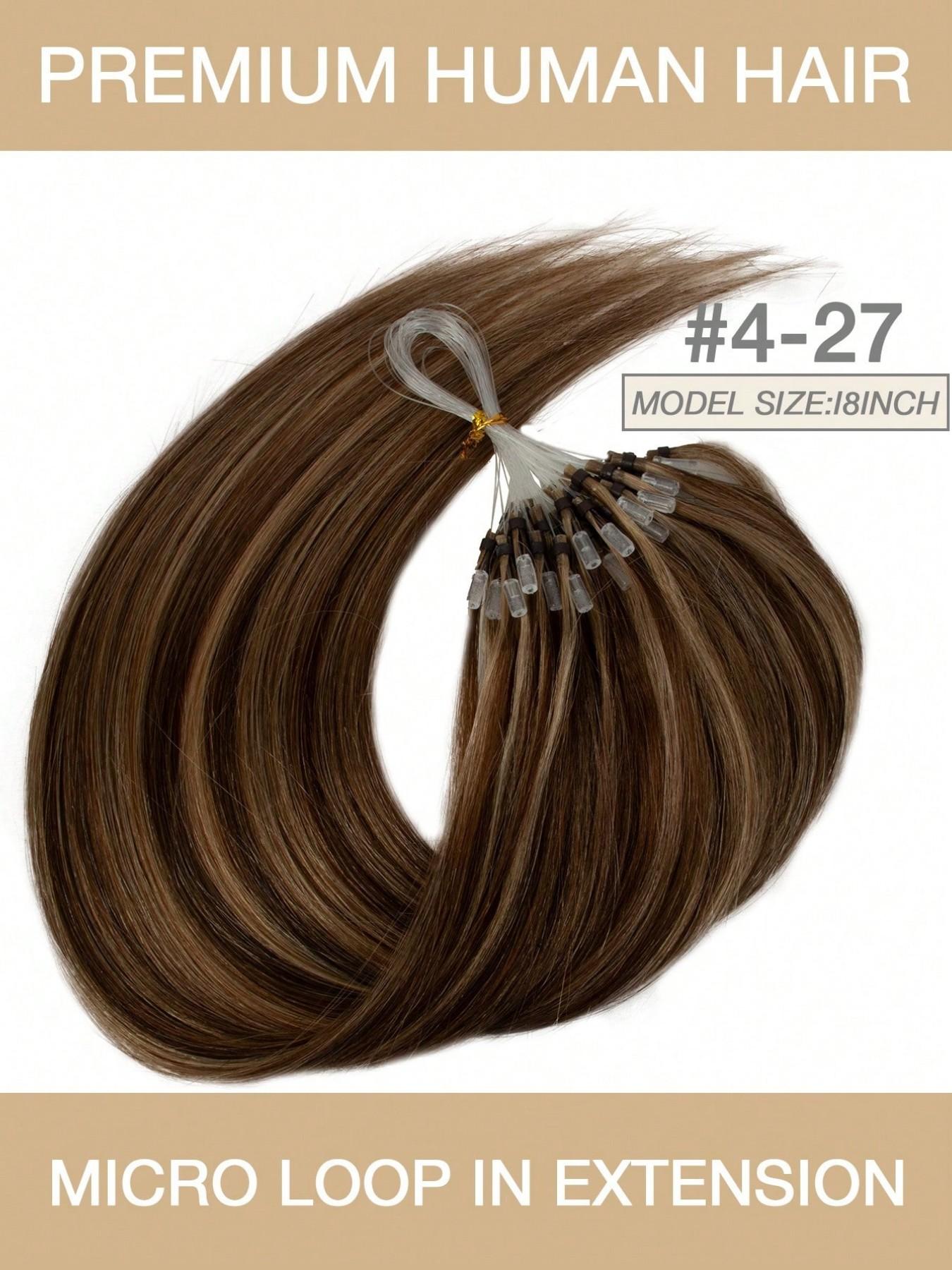 Invisible Micro Nano Bead Hair Extensions, Thin Ring Hair Clips, Real Human Hair Extensions, Thick Invisible Pearl Rings