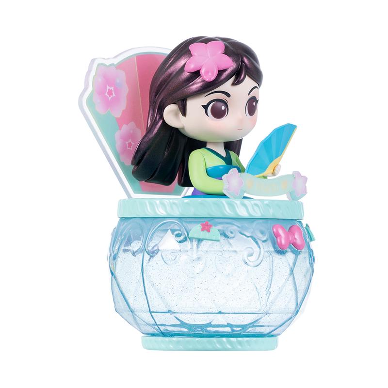 Disney Princess Dream Flower Gift Collection Blind Box Cute Jewelry Box Ornament Beautiful Disney Princess Figurines