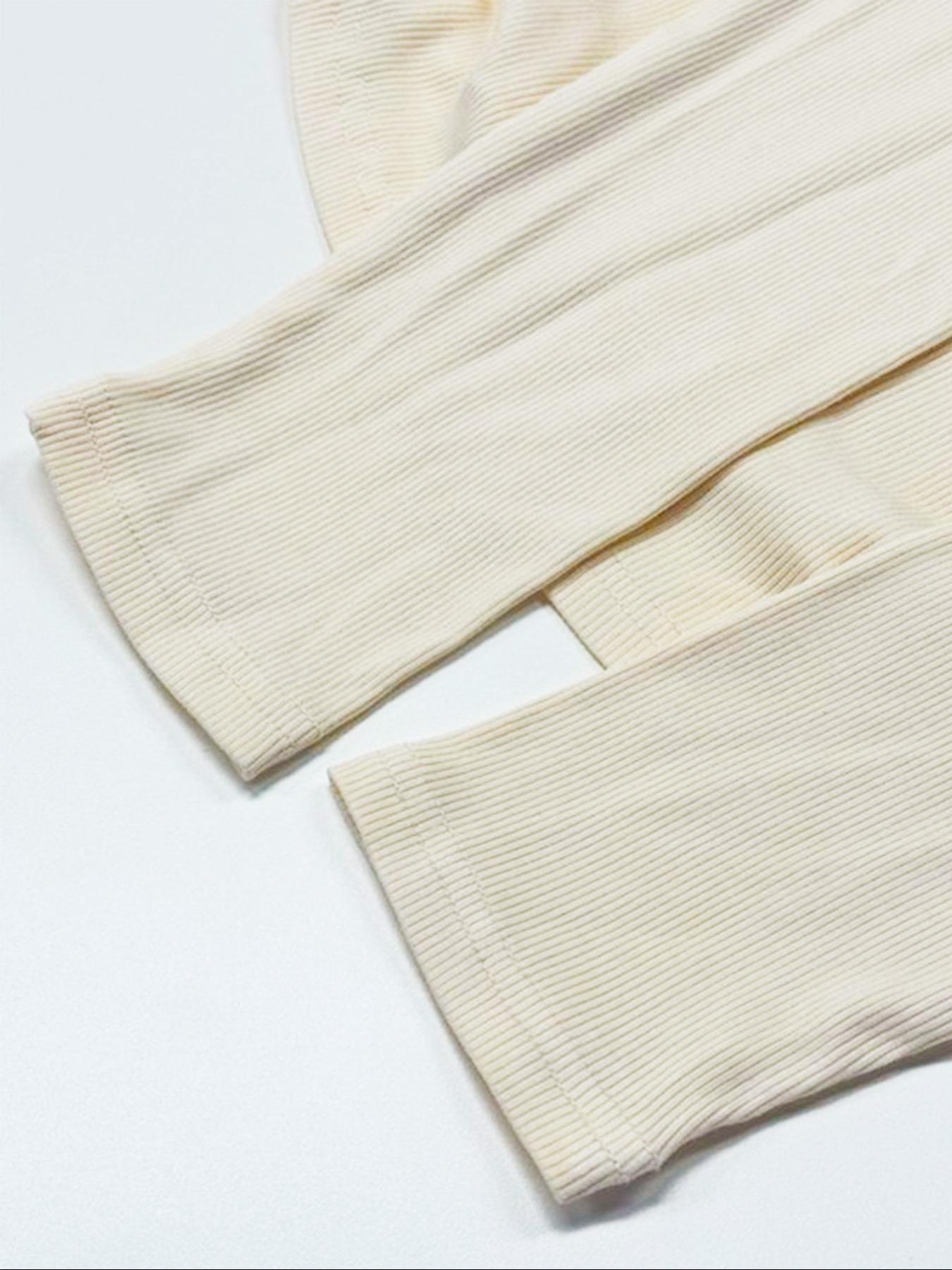 Women's Casual Long Sleeve Top & Wide Leg Pants Set, Autumn Winter Fashion, Comfortable Fit, Perfect for Daily Wear