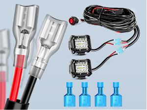 Nilight LED Light Bar Wiring Harness Kit - 2 Leads 12V On Off Switch Power Relay Blade Fuse for Off Road Lights Work Light  dealsforyoudays Lightbar