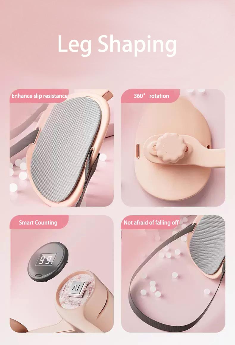 Women's Thigh Shaper with 1-18 kg Force Adjustment & Smart Counting Function for Kegel Exercises & Postpartum Recovery Training Home Inner Thigh Exerciser with Straps Perfect Mother's Day Gift - Healthcare