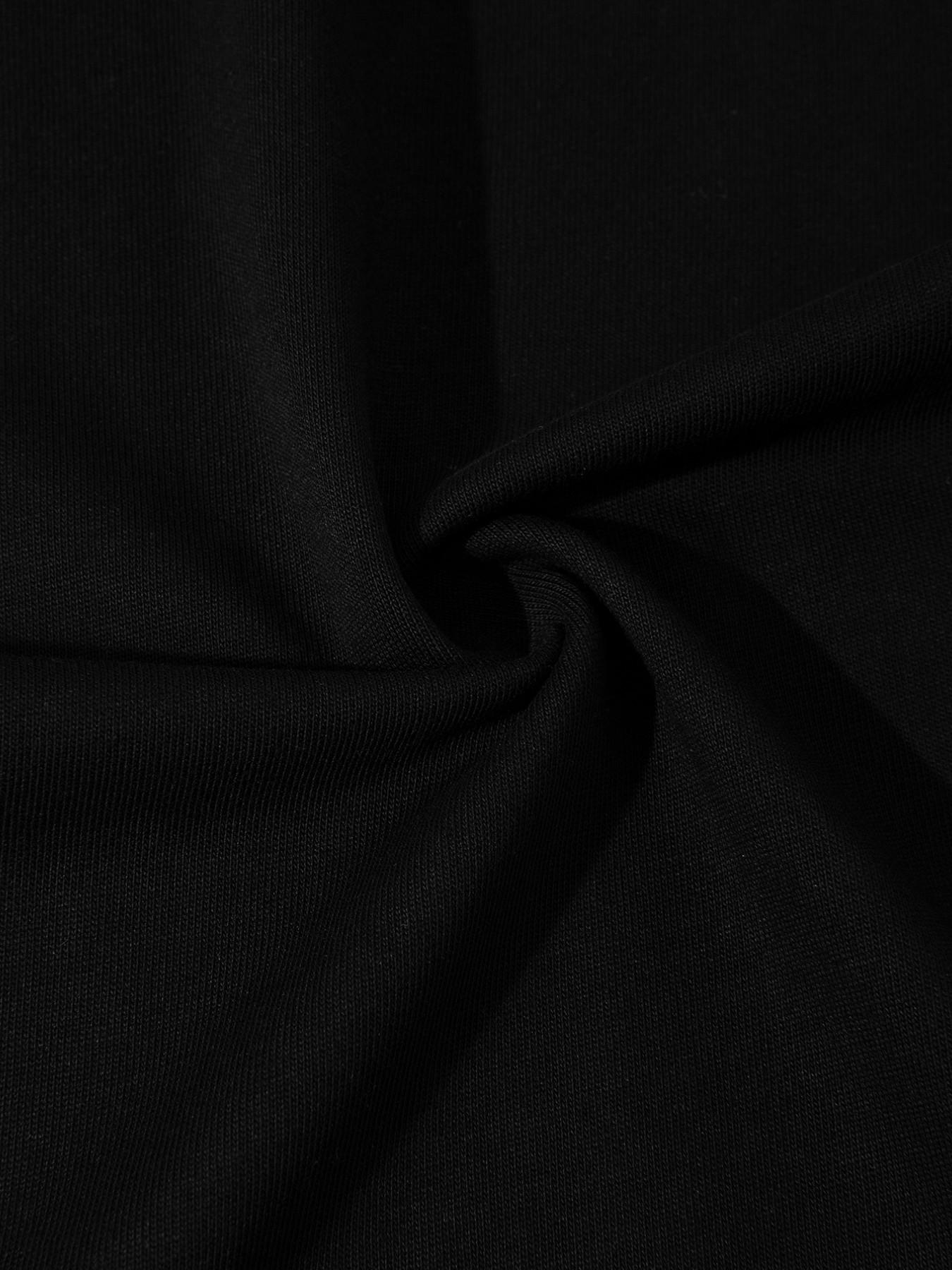 Cross Print T-Shirt, Round Neck Short Sleeve Casual Wear, Neutral Street Style, Loose Fit, Five Sizes Available, Versatile Fashion Top