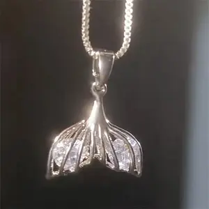 Love and Deep Sky Qi Yu Fish Tail Necklace Pendant Anime Surrounding Cos anime Sweater Chain