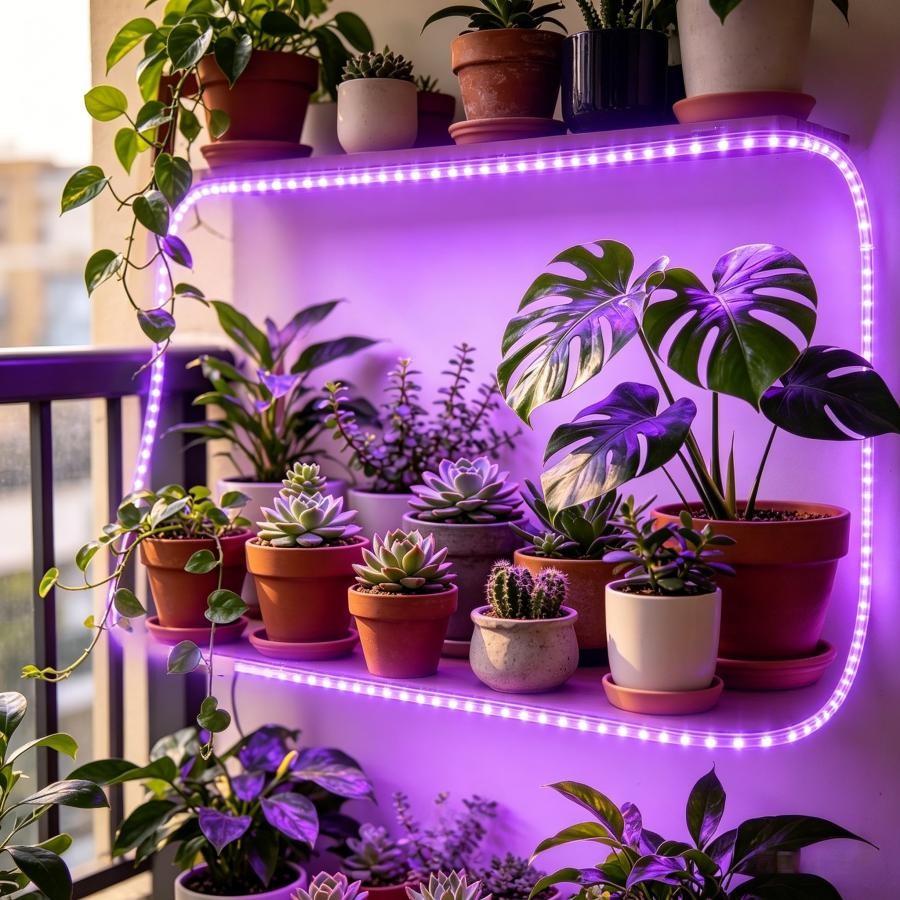 1PC USB Powered LED Plant Growth Light Strip, Ideal for Indoor Flowers, Vegetables, Fruits, Auxiliary Lighting.
