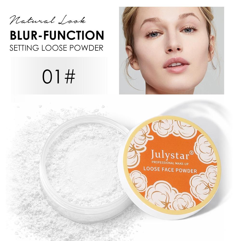 3 Shades Oil-Control Loose Setting Powder, Blur Pores, Smooth Matte, Long-Lasting, Waterproof, Natural Look for Daily & Party