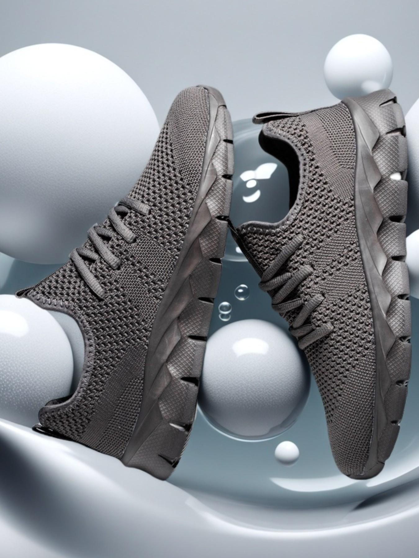 Spring Summer Women's Breathable Mesh Running Shoes, Couples' Casual Sports Shoes, Lightweight Comfortable Fashion Fitness Shoes, Anti-Slip Outdoor Hiking Shoes