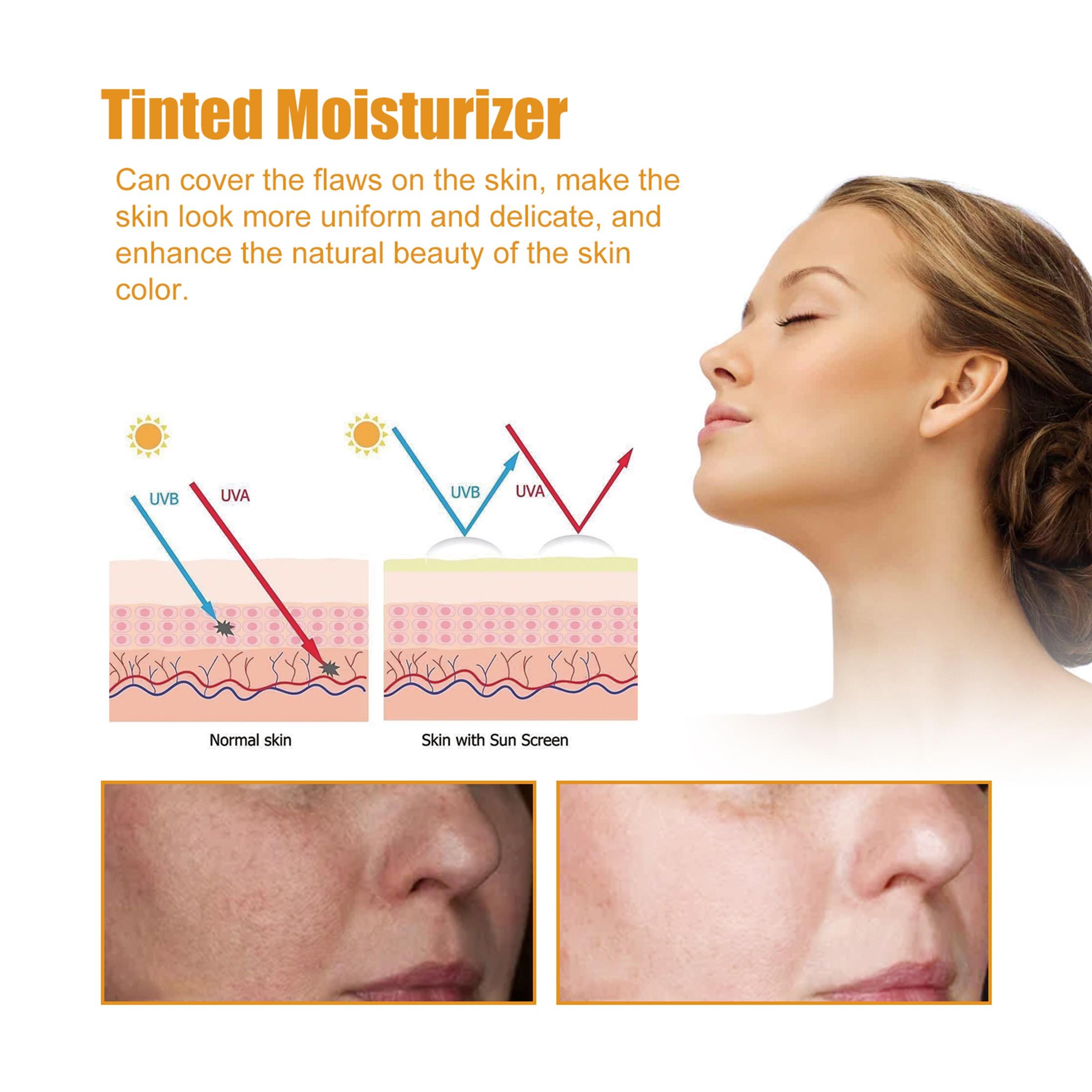 Multi-Functional Foundation Sunscreen, High SPF Outdoor UV Protection, Brightening Moisturizing Cream, Gentle Cooling Colorful Sunscreen