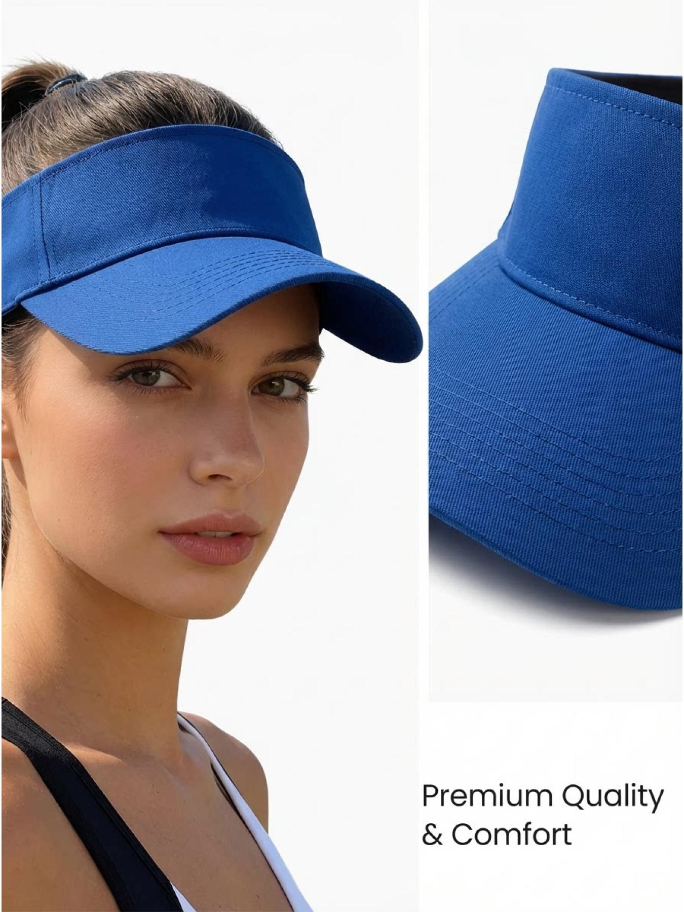 2026 Spring Summer New Pure Color Simple Adjustable Open Top Hat, UV Protection Sun Hat for Women, Sports Leisure Versatile Sun Hat for sports and casual wear, versatile open-top sun hat, Open-top design for ultimate airflow