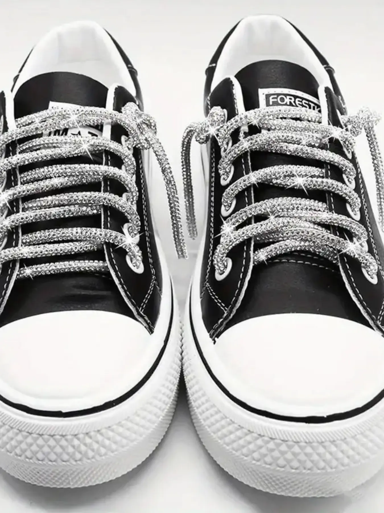 Circular Colorful 4mm Full Rhinestone Shoe Laces, Fashion Water Drizzle Shoelace, Rhinestone Belt Rope, Shoes Accessories