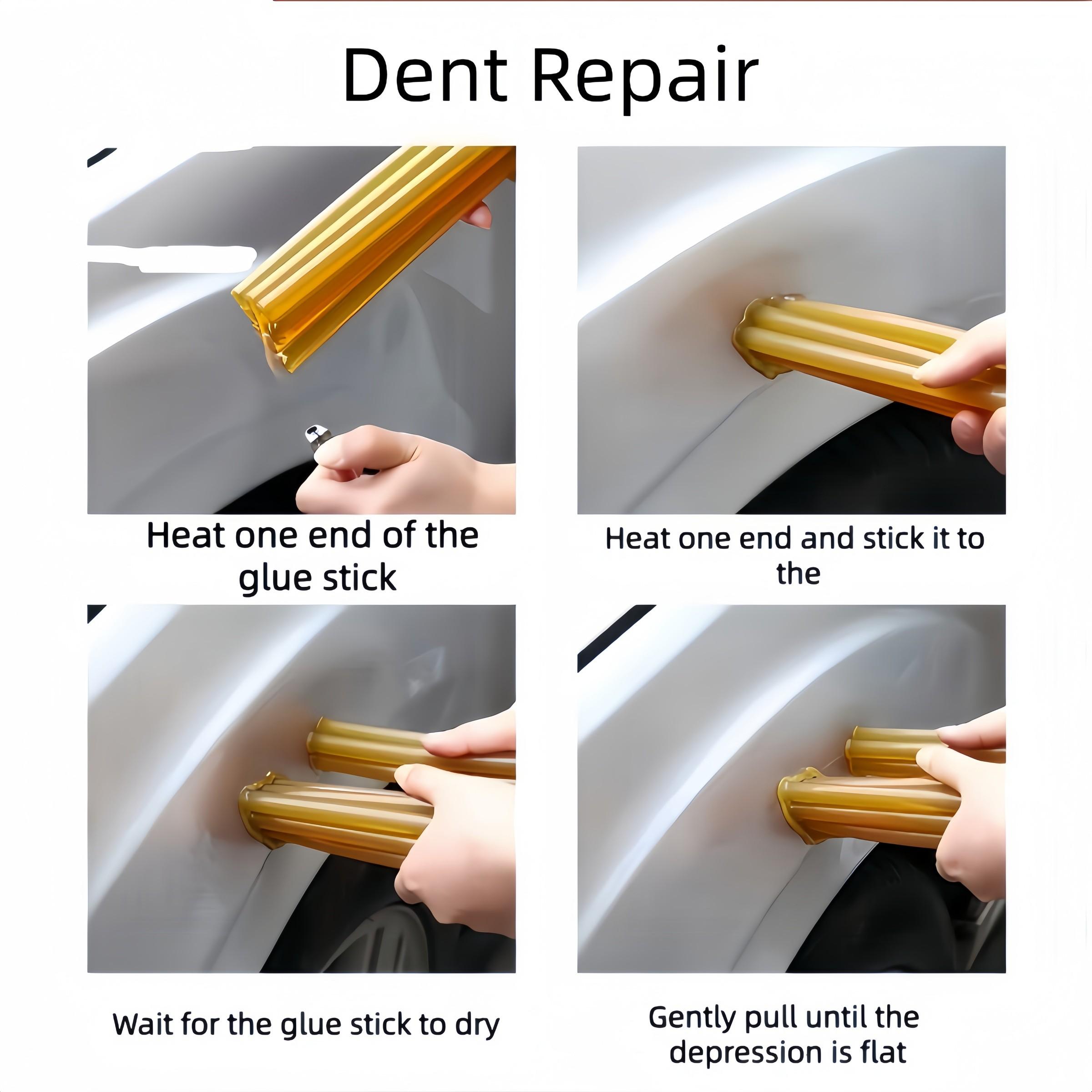 20pcs Car Body Repair Suction glue stick, High Adhesive Strip, 11mm X 270mm, No Scratch Vehicle Dent Removal Tool