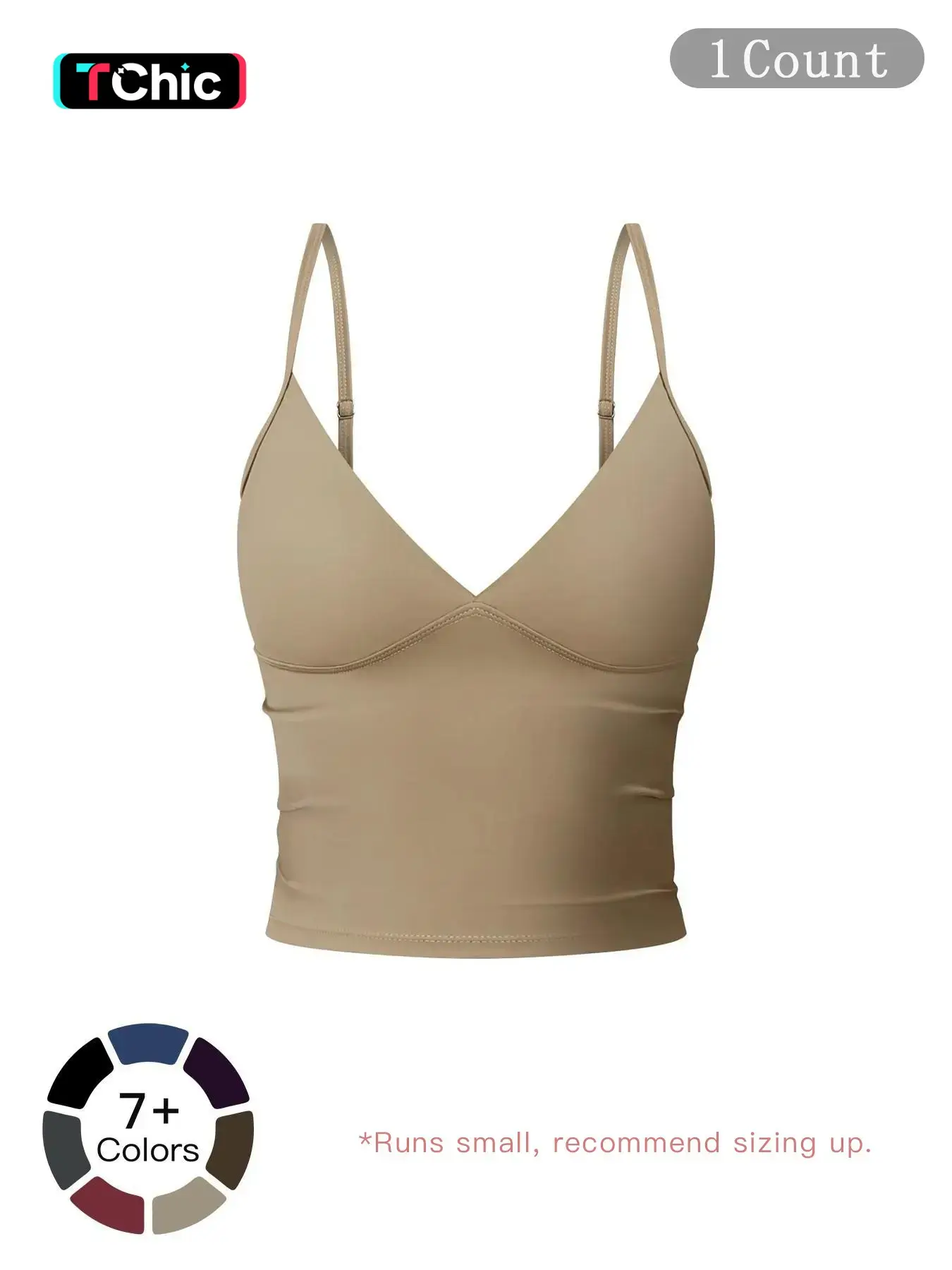 Women's Solid Color Sports Cami Top, Breathable Comfortable Sports Top, Ladies Sportswear for Indoor Outdoor Wear, Sleeveless Gym Top, Active Tops, Athletic Fitness Clothes, Fitted Design Activewear, Athletic Fashion, Exercise Activewear