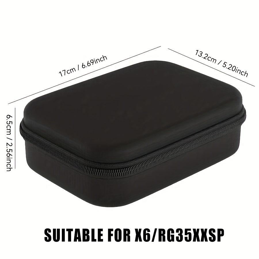 2025 New Durable Game Console Storage Bag for RG353V/RG35XX/RG353VS/X6/R36S/K36, Handheld Game Console Protective Organizer, Stylish & Portable Carrying Bag for Gaming Enthusiasts, Suitable for Outdoor Traveling Camping(Box Only)