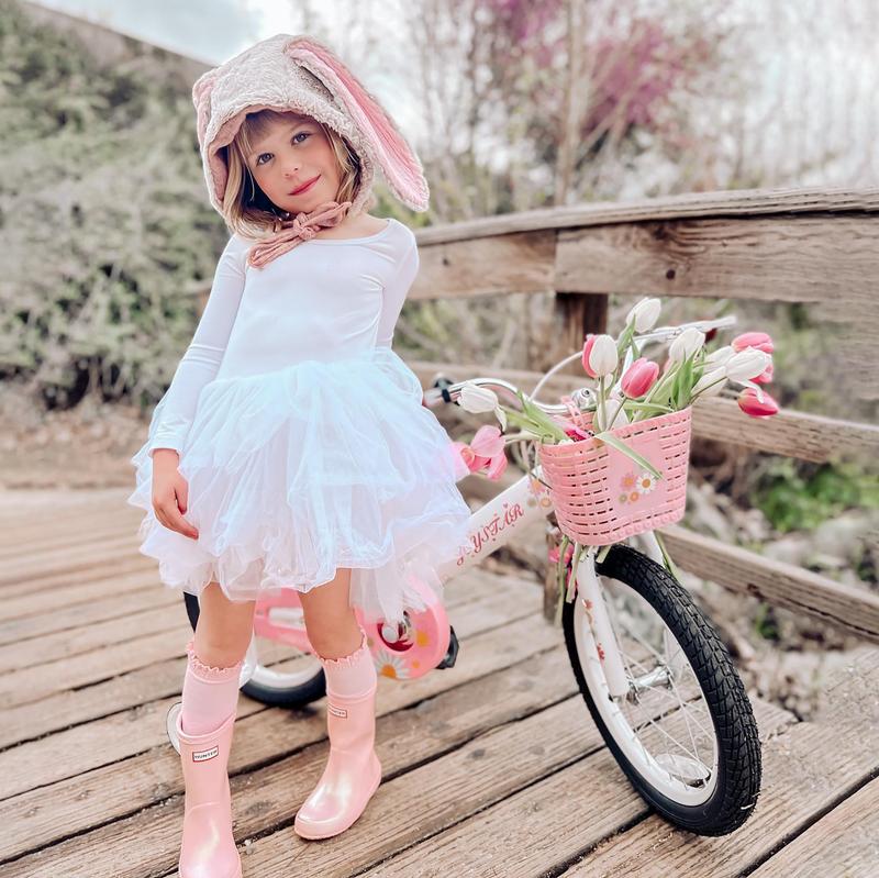 JOYSTAR Kids Bike 3-9 Years 12-16 Inch girls bicycle Training Wheels Princess Doll Seat Bike Toddler Kids' Bicycle boy girl