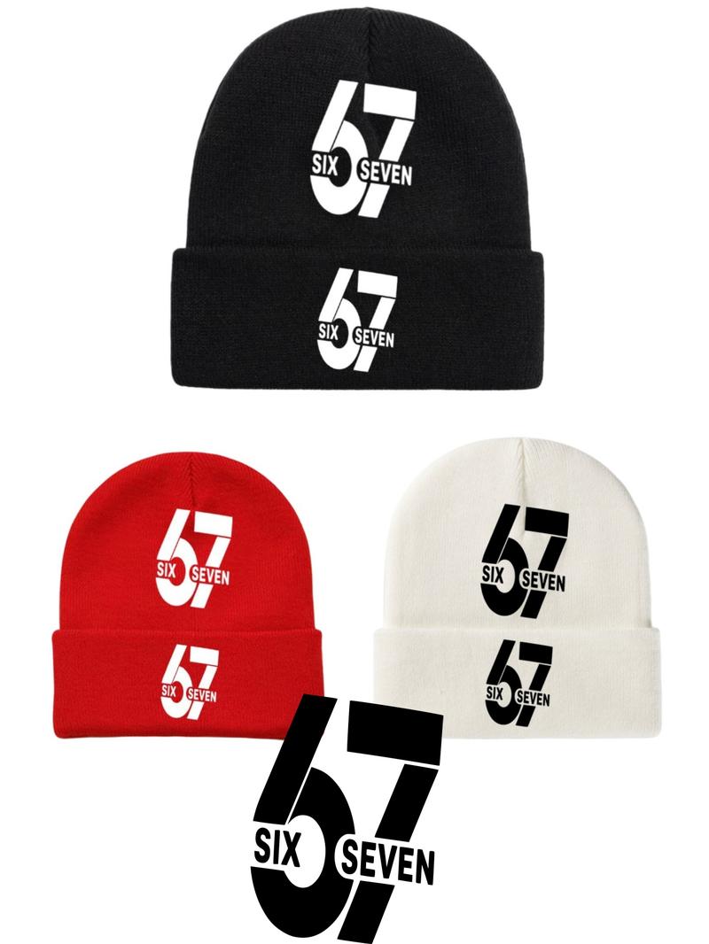 67 Cute Printed Knitted Hat Fleece Hat Warm Hat Beanie Fitted, suitable for children and teenagers. Features cool patterns. Six or seven interesting designs. Suitable for both men and women as Christmas and vacation gifts. Winter and autumn warm hat.