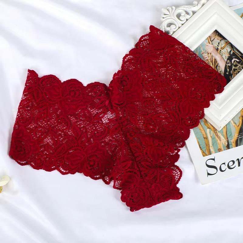 H Women's Seamless 18-Piece Set of Soft Skin-Friendly Lace Briefs - Elegant & Versatile Everyday Wear Lingerie Womenswear Panties Formal Fit Aesthetic Elegance Minimalist Casual Style