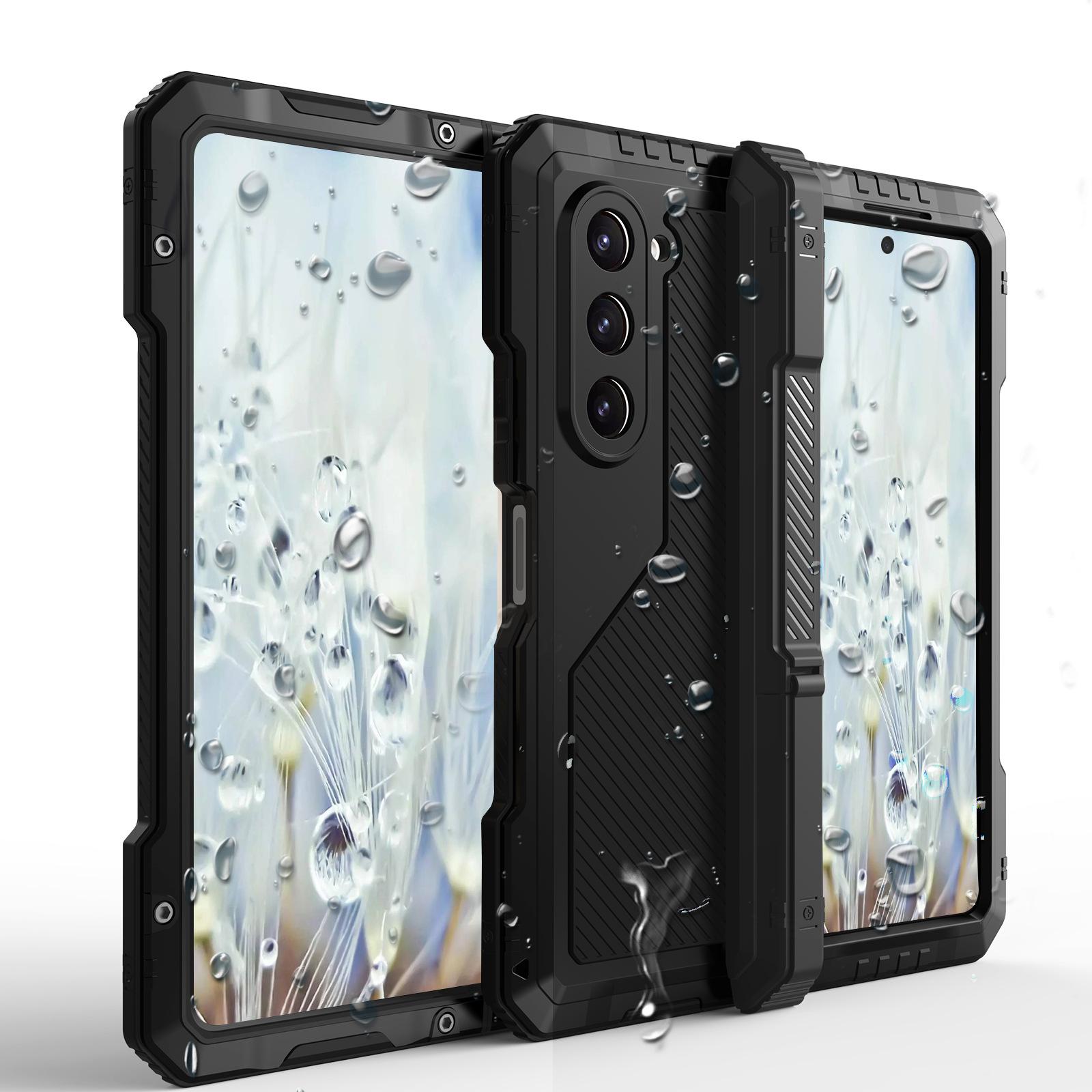 Compatible with Galaxy Z Fold7/Z Fold6/Z Fold5/Z Fold4 Full Wrap Shockproof Foldable Phone Case HNZ0642