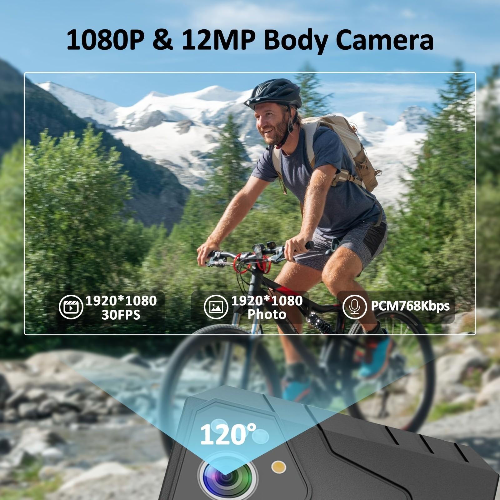 Mini Body Camera, Audio Video Recording, 1080P HD, Night Vision, 32B Card, for Security Guards,  Travel, Portable Wearable Spy Cam Hidden Camcorder
