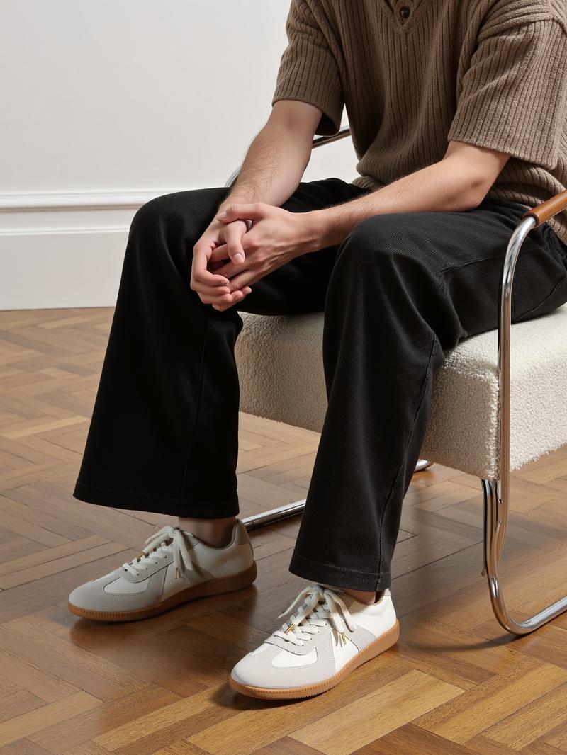 EVELLYHOOTD Men's Army Training Shoes Lace Up Casual Trainers Breathable Lightweight Non-Slip Sneakers Comfortable Running Style Shoes【Size Runs Small】