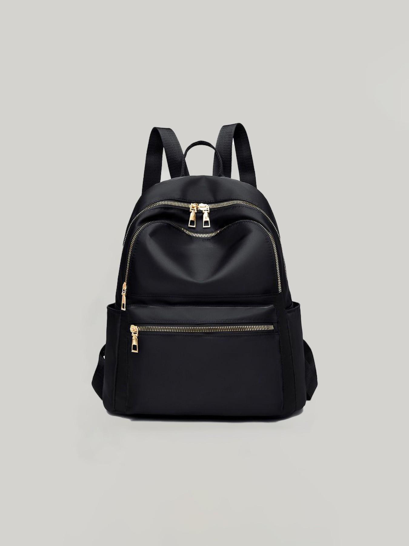 Trendy and versatile backpack, casual and fashionable backpack, textured solid color Lightweight Durable Backpack, suitable for students to use in class, commuting and other scenarios.