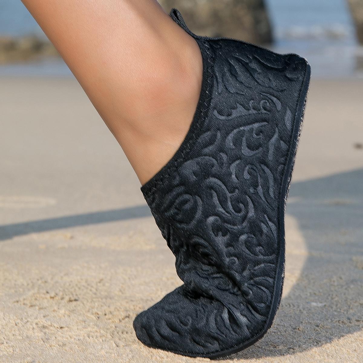 Unisex Springbreak Indoor Barefootshoes Easy-On Yoga Shoes Women Barefootshoes Foldable Water Shoes Breathable Gymshoes, Men Quick-Dry Beach Shoes, Couples' Style