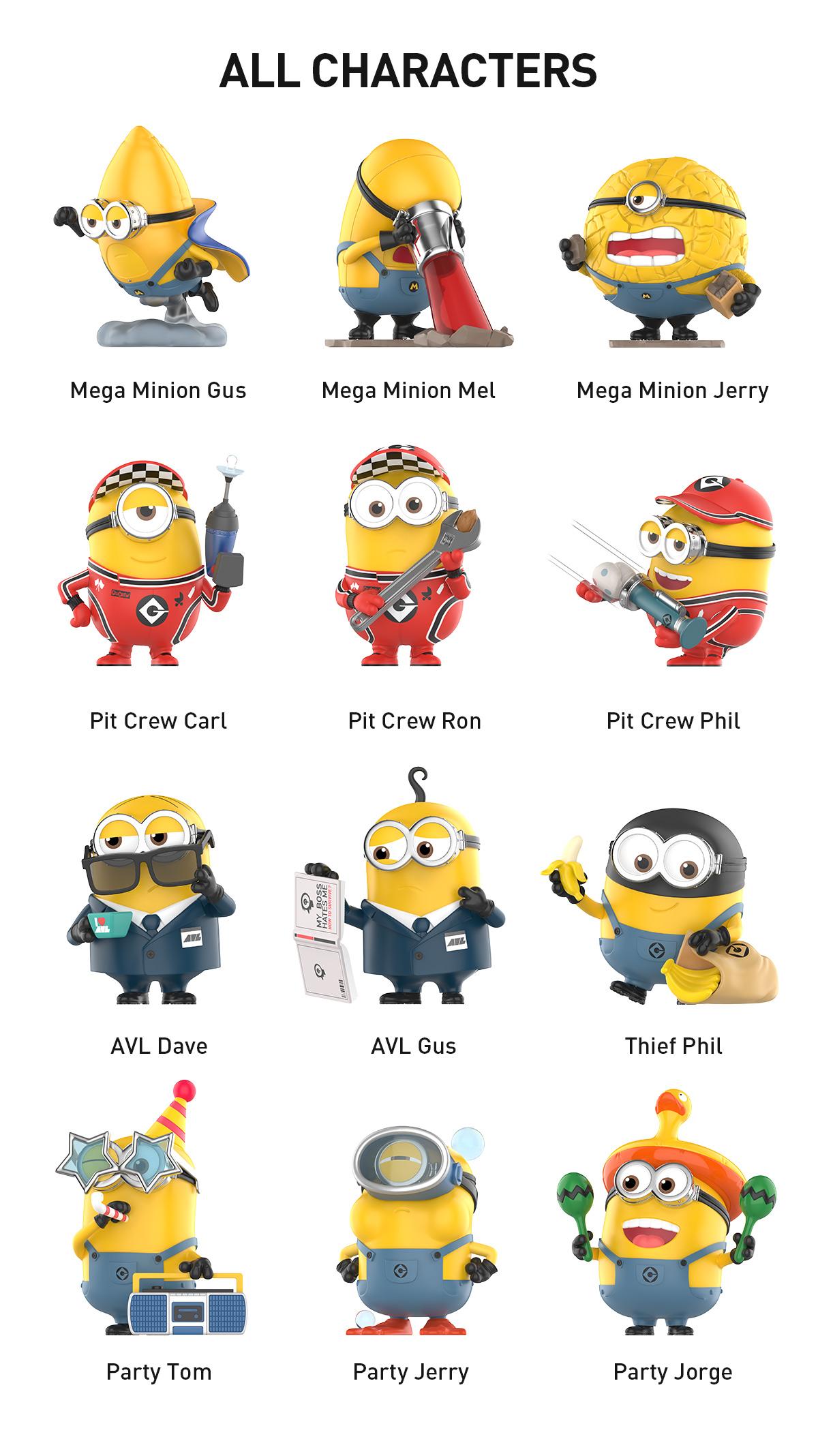 Universal Despicable Me 4 Series Figures, Blind Box, Mystery Box
