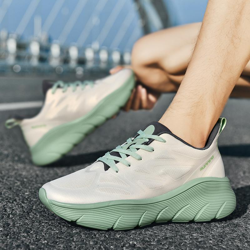 Level Up Your Casual Vibe! Men’s Chunky Casual Sneakers | 6 Vibrant Shades (36-47) | Lightweight, Shock-Absorbing & Trendy | Breathable Casual Shoes