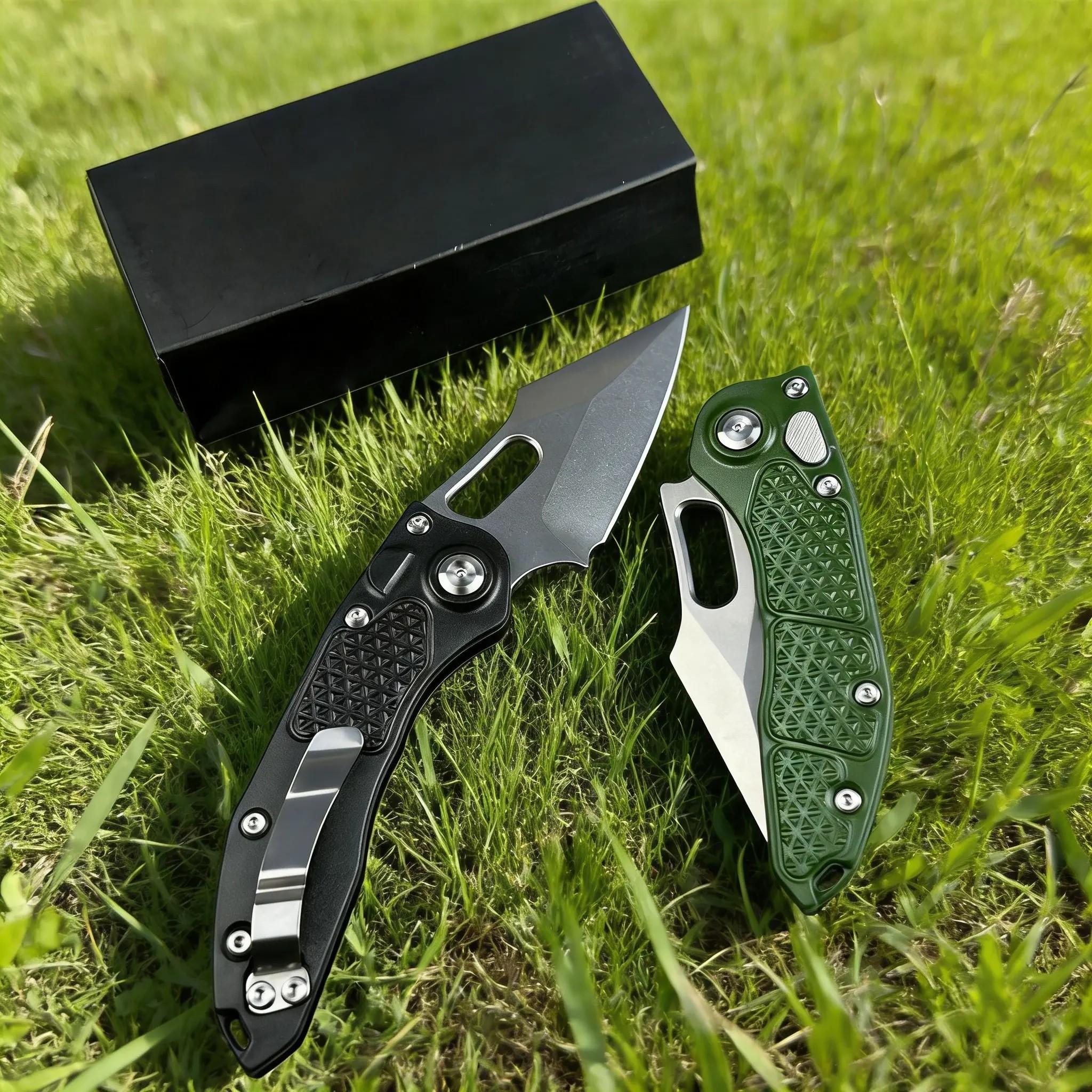 Edc Folding Knife with Axis Lock, Non-Slip Handle, Stone Wash Blade, Ideal for Outdoor Survival and Box Opening, Versatile Tool Knife