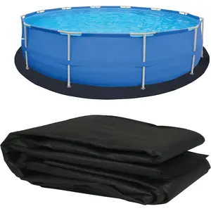 18FT Round Pool Liner Pad, Durable for Above Ground Swimming Pools, Prevents Punctures and Extends The Life of Swimming Pool or Hot Tub Liner (18FT)