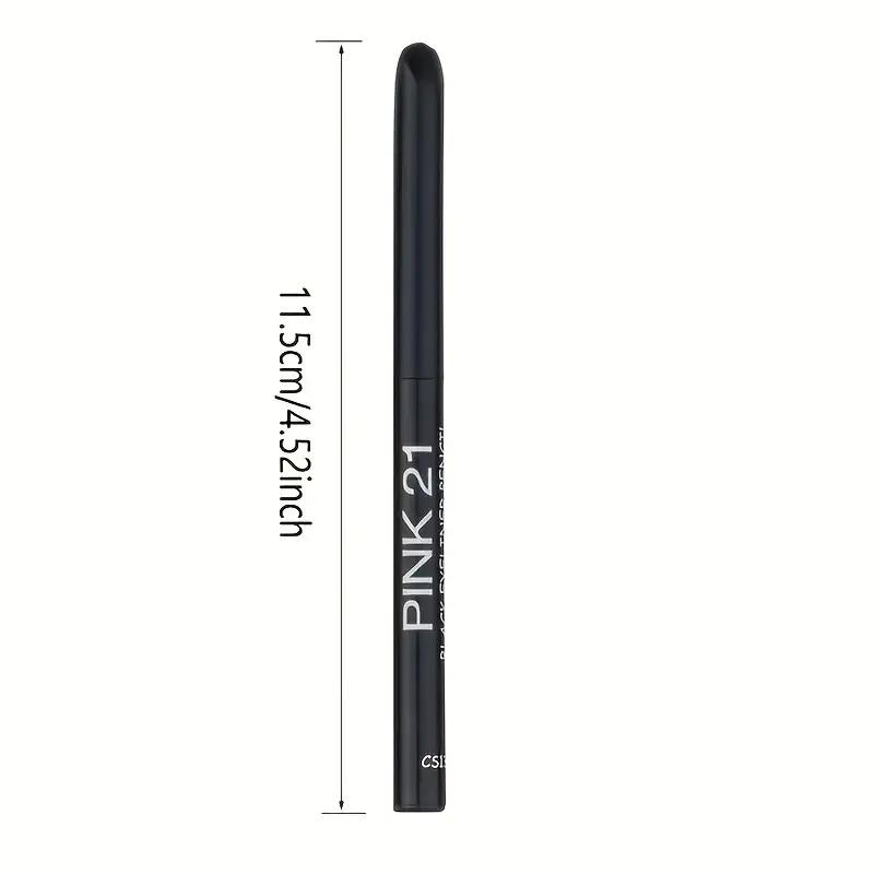 5 black gel eyeliner pencils, long-lasting and natural, soft and smooth, easy to apply, matte and quick-drying, smudge-resistant gel eyeliner cosmetics