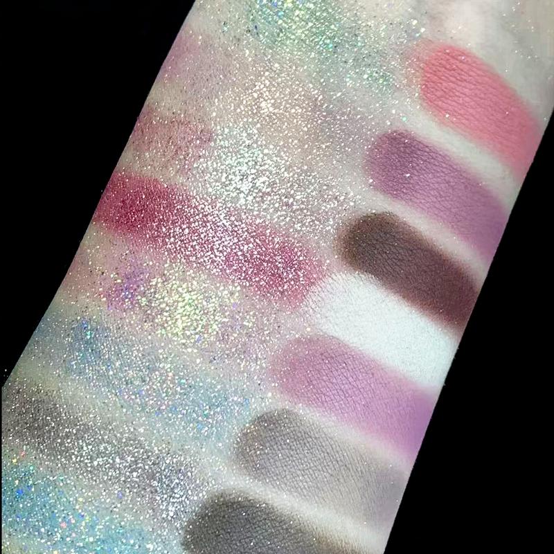 HERORANGE Anime Flower Fairy 21-Color Eyeshadow Palette (Sparkling Shimmer +Matte + Metallic) | Beginner-Friendly Everyday Makeup, Perfect Christmas Gift, LongLasting & No Fallout, Waterproof & Easy Removal, Create Stunning Eye Looks Cosmetic。