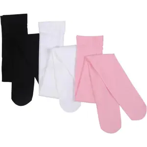 3-Pack Women's Girl's Dance Tights Convertible Transition Ballet Tights 40D School Uniform