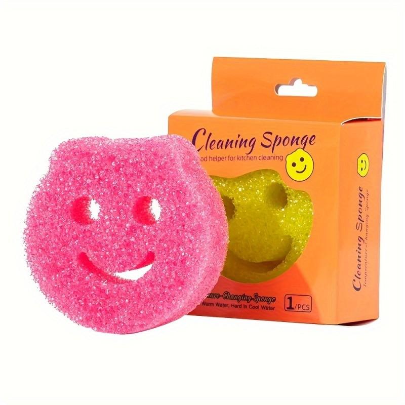 3-Piece Magic Sponge Set, Color-Coded Scratch-Free Kitchen Sponges, Soft Brush Texture, ///blue, Gentle on Surfaces