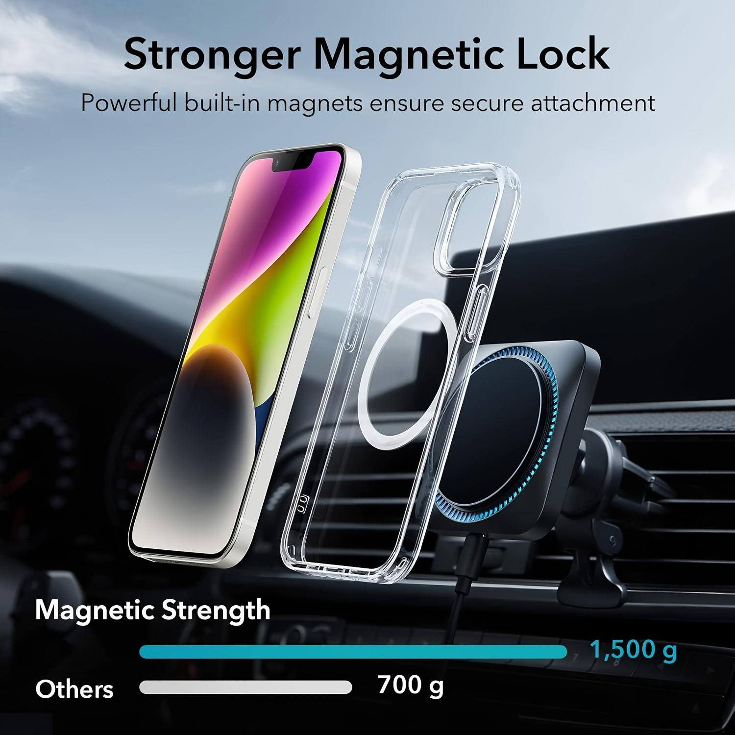 For iPhone Cases, Magnetic Protective Cases, Shockproof All-Around Protection, Transparent Magnetic Phone Cases, Suitable for iPhone 17 Air 16 Pro Max, 16 Pro, 15, 14, 13, 12, And 11, XS Max, XR, 7, 8, SE2, SE3