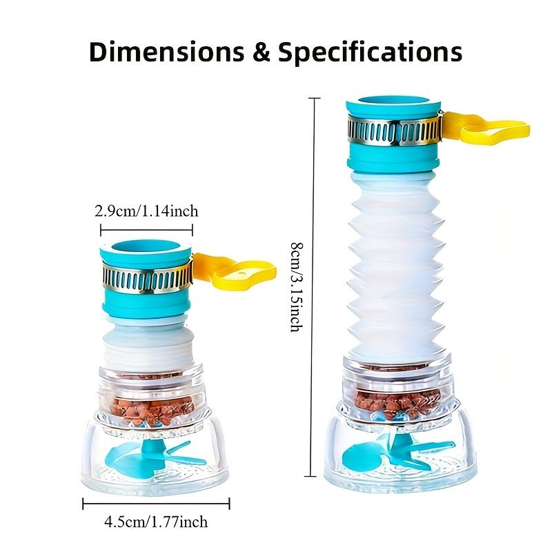 1PC Adjustable Rotating Faucet Extender for Men Women Kitchen Sink Sprayer Bathroom Shower Head Garden Hose Nozzle Water Saving Tool