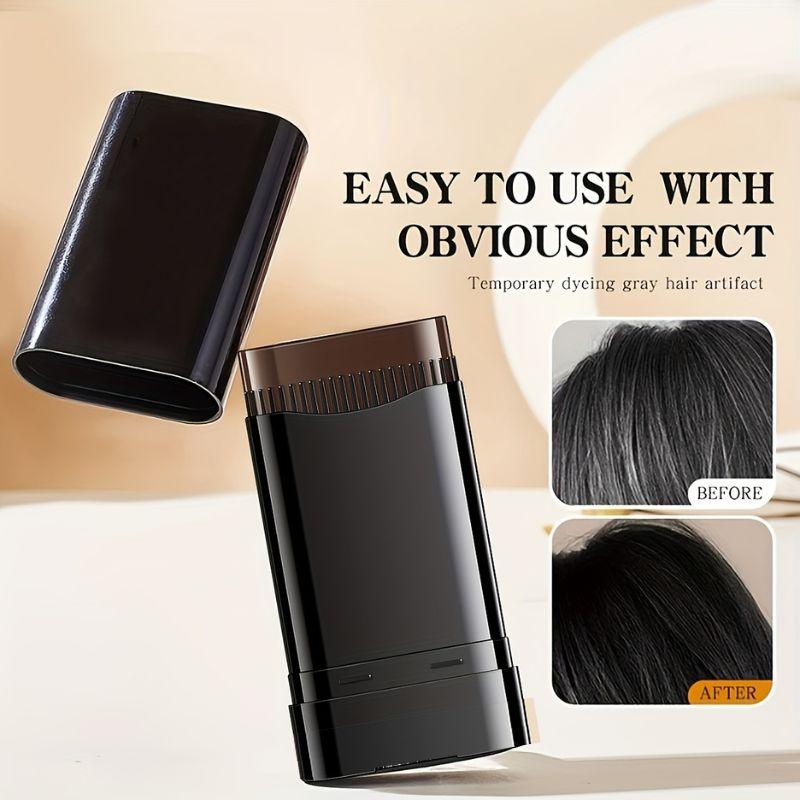 3-In-1 Hair Color Stick with Comb, Waterproof & Sweat-Proof, Instant Hair Dye Wax, Easy Clean & Portable, Quick Root Touch Ups, Root Cover Up for Women Men