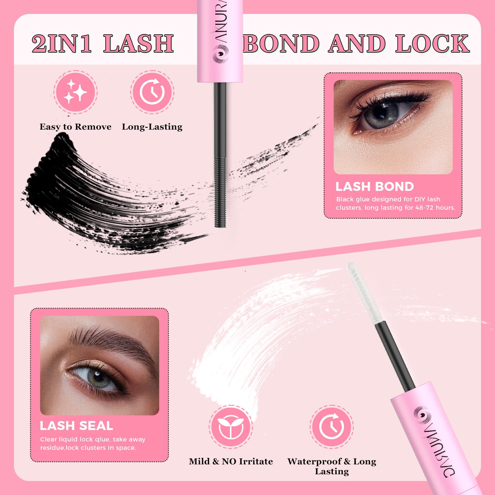 DIY Eyelash Extension Kit 240 Eyelash Kits Eyelash String D Curl 9-17mm 30-40D Individual Eyelashes with Eyelash Bonding and Sealing and Removal Eyelash Applicator Can be used at home DIY Eyelash Extensions,Christmas gifts, New Year gifts, Black Friday DIY Eyelash Extension Kit 240 Eyelash Kits Eyelash String D Curl 9-17mm 30-40D Individual Eyelashes with Eyelash Bonding and Sealing and Removal Eyelash Applicator Can be used at home DIY Eyelash Extensions,Christmas gifts, New Year gifts, Black Friday