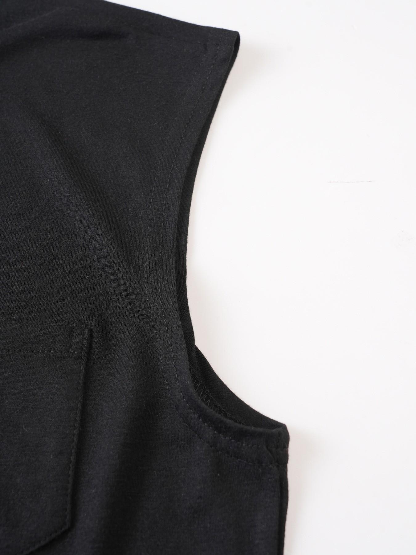 Men's Sleeveless Henley Knit Tank Top, Pocketed Casual Button Decor Muscle Shirt, Summer Beach Sports Vest, Comfortable and Stylish