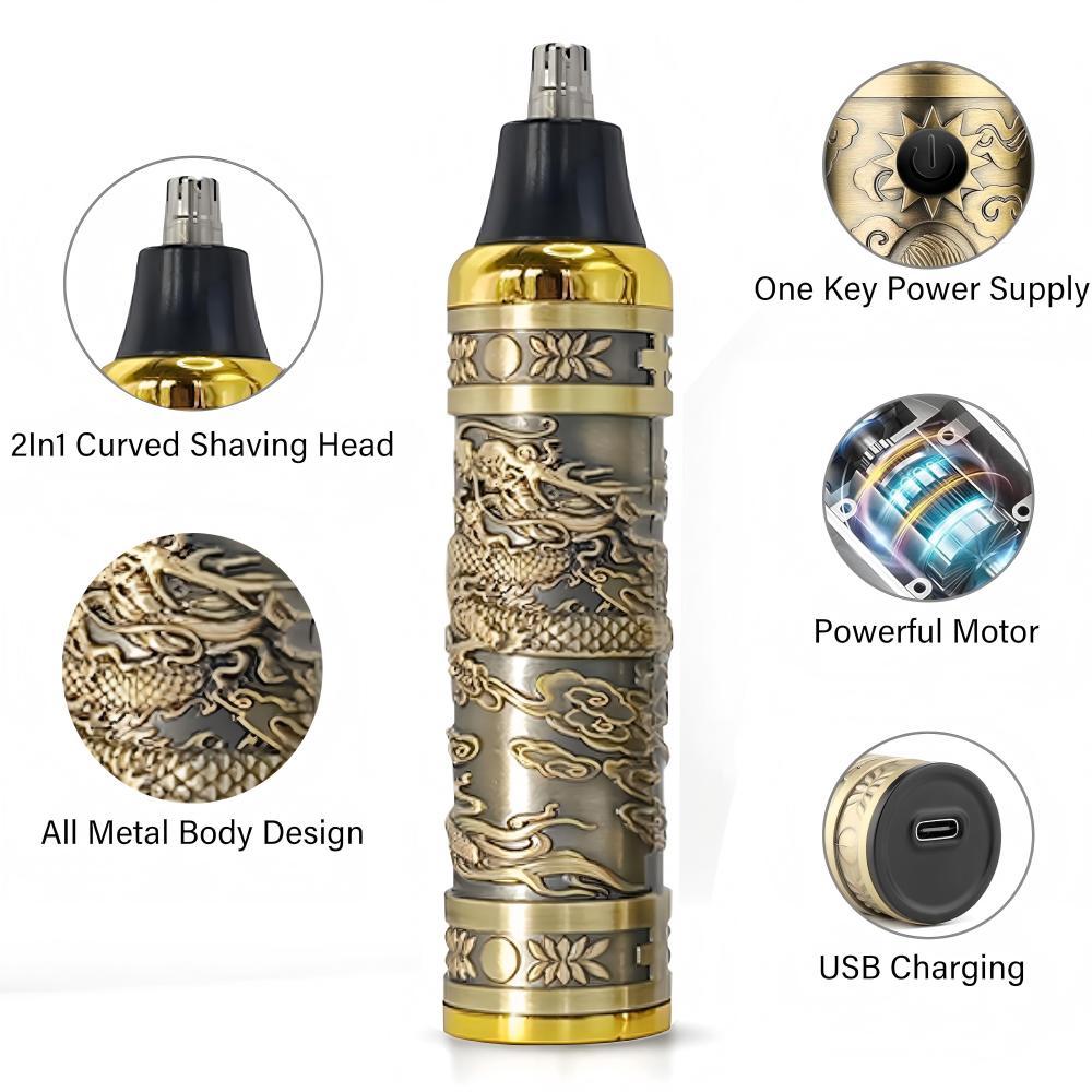 LCD Display Hair Clipper and Razor Set, Professional Cordless Hair Trimmer and Shaver with Guide Comb, Charging Cable and Cleaning Brush, Barber Hair Cutting Kit, Barber Clippers